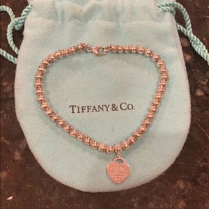 Return to Tiffany bead bracelet